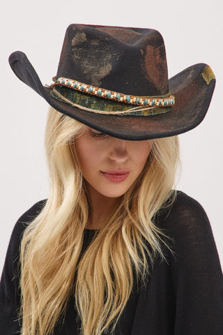 Patrice Rustic Cowgirl/Fedora Hat