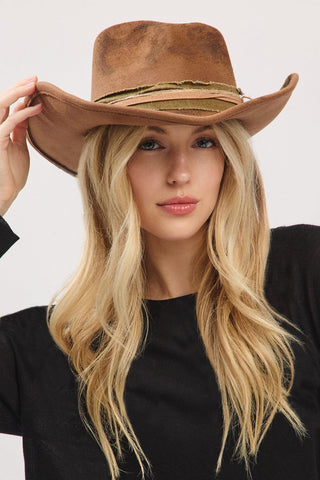 Billie Rustic Cowgirl/Fedora Hat