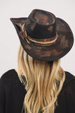 Margaret Rustic Cowgirl/Fedora Hat