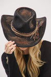 Margaret Rustic Cowgirl/Fedora Hat