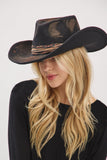 Margaret Rustic Cowgirl/Fedora Hat