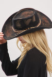 Margaret Rustic Cowgirl/Fedora Hat