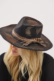 Margaret Rustic Cowgirl/Fedora Hat