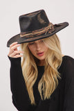 Margaret Rustic Cowgirl/Fedora Hat