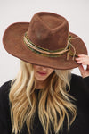 Belle Rustic Cowgirl/Fedora Hat