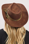 Belle Rustic Cowgirl/Fedora Hat