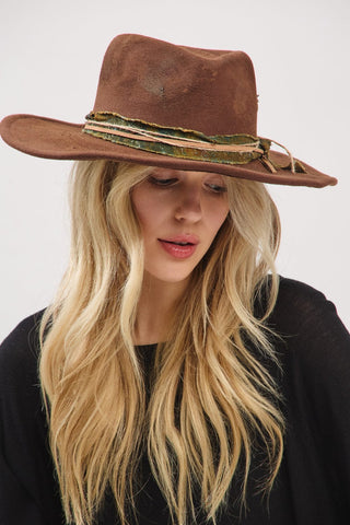 Belle Rustic Cowgirl/Fedora Hat