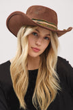 Belle Rustic Cowgirl/Fedora Hat