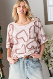 Blush Love Letters Top