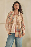 Autumn Patchwork Plaid Shirt