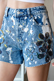 Daisy Daze Denim Shorts