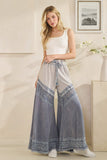 Cloud Drift Lace Panel Pants