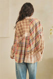 Autumn Patchwork Plaid Shirt