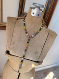 Prism Parade Crystal Lariat Necklace display view