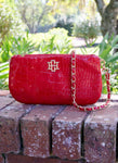 Caroline Hill Livi Crossbody Red Patent