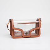 Nina Clear Shoulder Bag - Tan