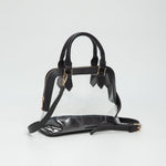 Analise Clear Satchel/Crossbody Bag - Black