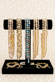 Triple Strand Glam Statement Necklace
