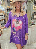 Violet Heart & Soul Tunic by A Rare Bird