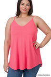 10 colors! Perfect Longline Tank - Stretch/Reversible
