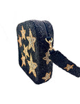 Beaded Crossbody Bag - Stars