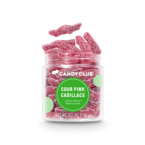 Sour Pink Cadillac Candies