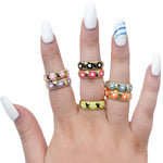 Groovy Flower Rings - Lauren Kenzie