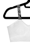 Strap-Its Bra White Retro Flower - OS