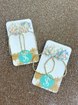 Taylor Shaye Designs Iridescent Flower Hoops