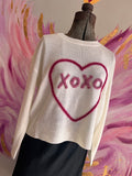 Tinsel Heart Lightweight Sweater