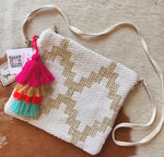 Diamond Gold Crossbody Bag