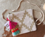 Diamond Gold Crossbody Bag