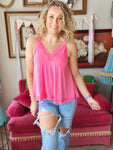 Bubblegum pink tank