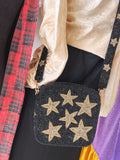Beaded Crossbody Bag - Stars