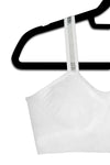 PLUS Strap Its Basic Bra - White Sheer